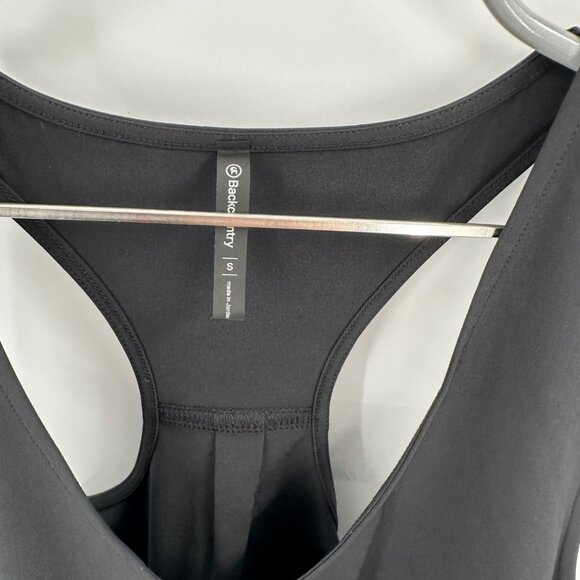 Backcountry Black On the Go Athletic Dress size S Women's Racerback Zip Pockets - Picture 8 of 10